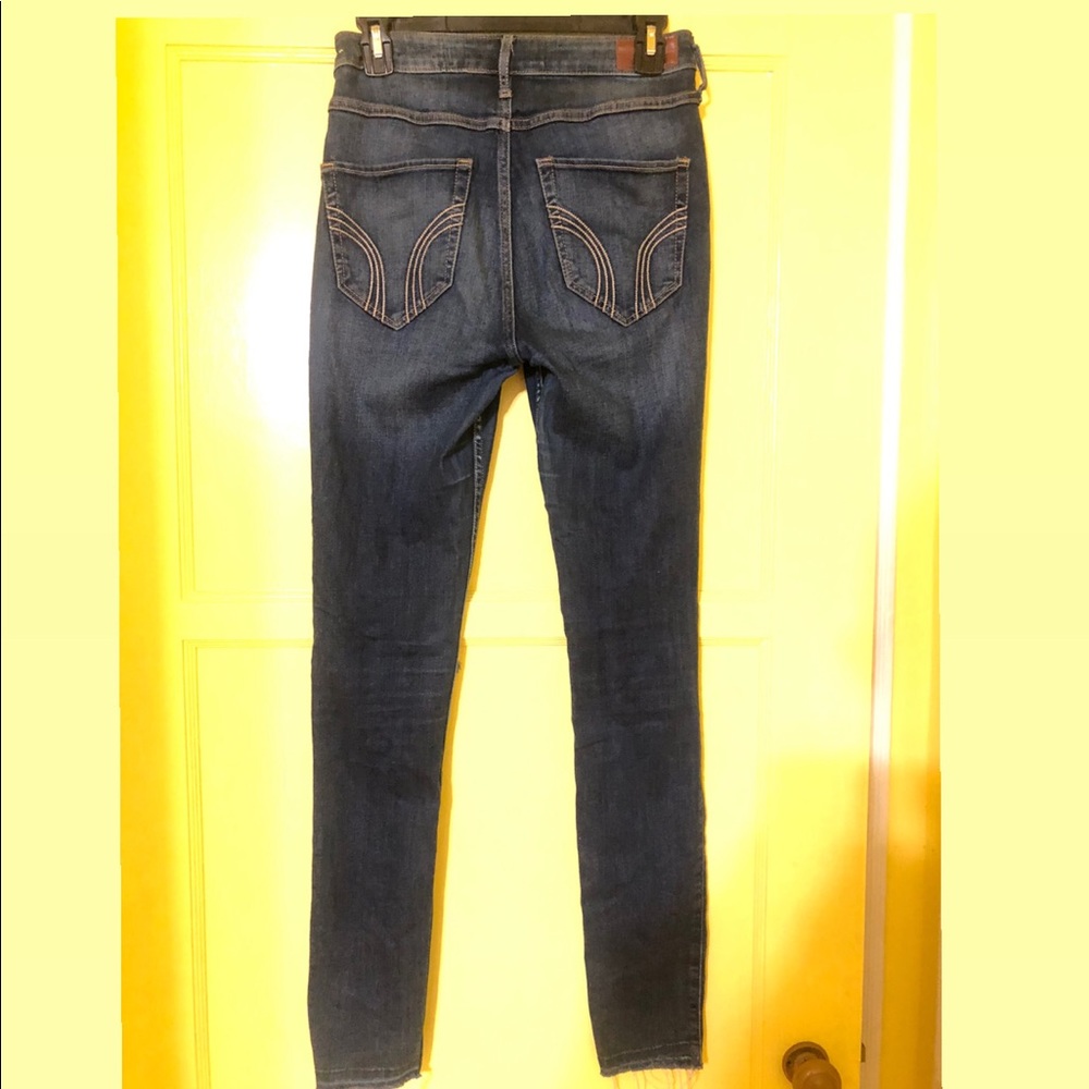 Hollister Super Skinny High Rise Ripped Jeans